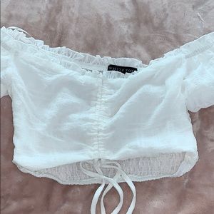 Fun white summer top